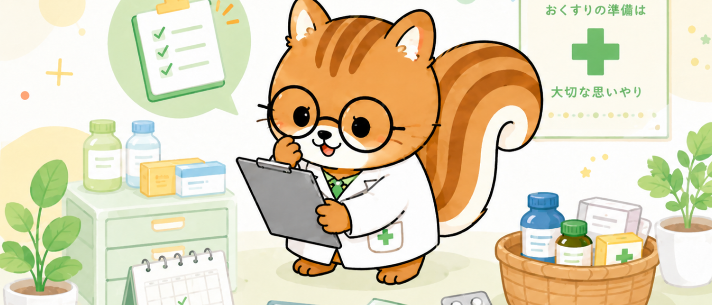 きっちリスの取り組みイラスト